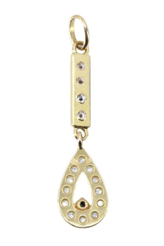 Pendentif PENDENTIF MODERNE SAPHIR ET DIAMANTS 58 Facettes 062761