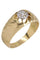 Bague 58 Bague jonc 2 Ors Diamant 58 Facettes 080631