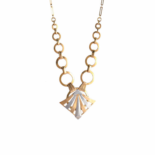 Collier Collier Deux Ors 58 Facettes