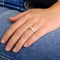 Bague 52 Bague solitaire Or blanc Diamants 0.50ct 58 Facettes