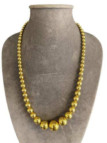 Collier Important Collier De Boules d'Or 58 Facettes 941424