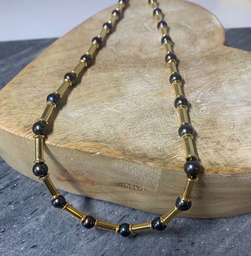 Collier Collier or et perles 58 Facettes 20400000293