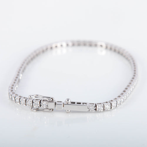 Bracelet Bracelet Rivière Or Blanc Diamants 1ct 58 Facettes 220413