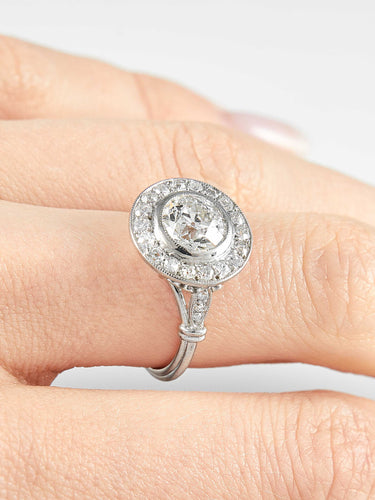 Bague 51 Bague Platine Or Diamants 58 Facettes