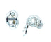 Boucles d'oreilles Hermès. Collection Chaîne d’ancre, boucles d’oreilles argent 58 Facettes