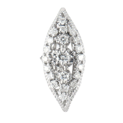 Bague 48 Bague Navette diamants 58 Facettes