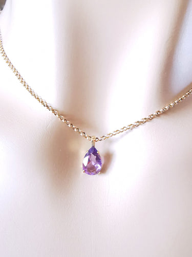 Pendentif Pendentif Améthyste en poire 58 Facettes AA 1537