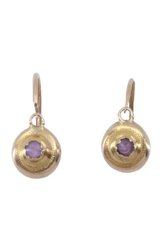 Boucles d'oreilles DORMEUSES ANCIENNES 58 Facettes 067661