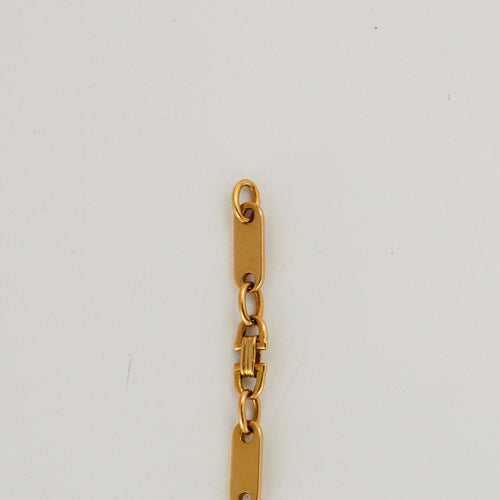 Bracelet Bracelet souple maille fantaisie or jaune 58 Facettes