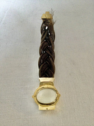 Bracelet Bracelet En Cheveux Et Vermeil 58 Facettes