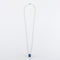 Collier Collier Or blanc Saphir 58 Facettes