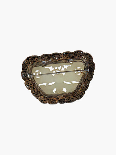 Broche BROCHE ANCIENNE "PAPILLON" ARGENT & BAKELITE 58 Facettes BO/130060