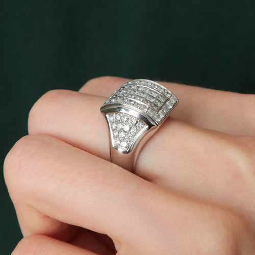 Bague 53.5 Bague diamants 58 Facettes P4L2