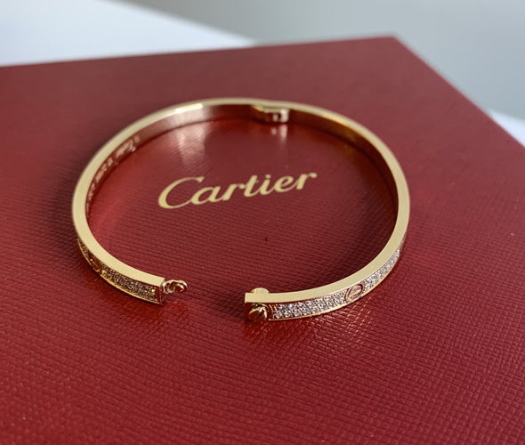 Bracelet Bracelet Cartier "Love" Pavé Diamants PM 58 Facettes 20400000463