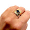 Bague Bague Saphir diamants or jaune 58 Facettes 2563