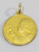 Pendentif Médaille Ange et Colombe 58 Facettes