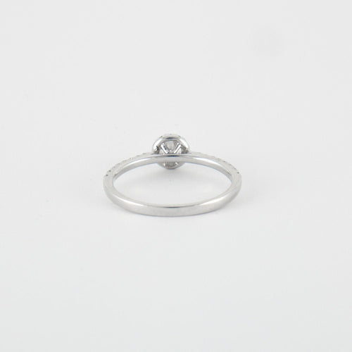 Bague 53 Bague Or blanc Diamants 58 Facettes