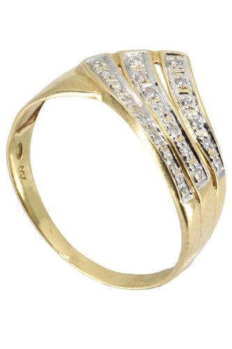 Bague BAGUE MODERNE DIAMANTS 58 Facettes 051361