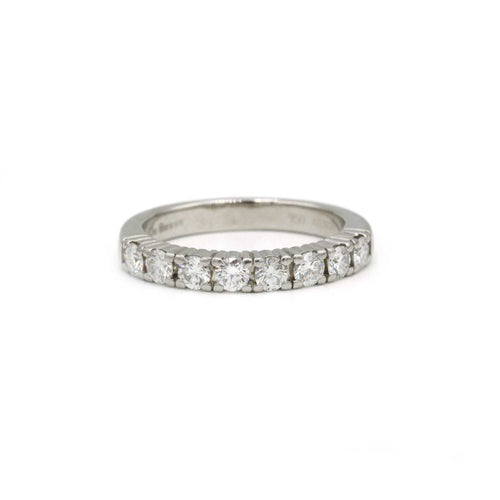 Bague 51 DE BEERS - Demi-Alliance Diamants 58 Facettes 240012R