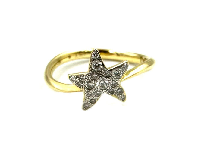 Bague 50 DODO - Bague Stellina or 18K et diamants 58 Facettes