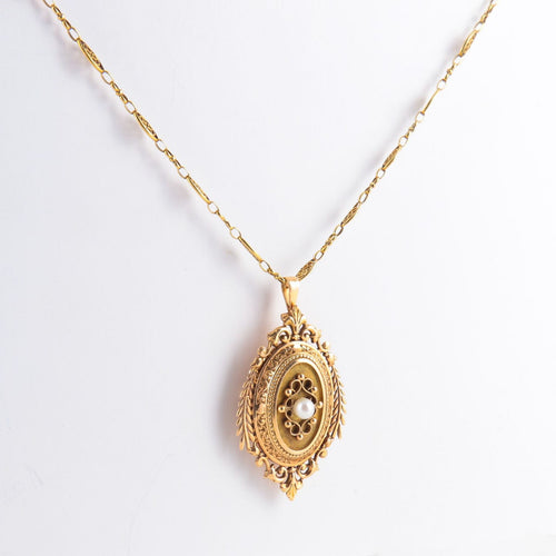 Collier Collier Pendentif-Broche perle 58 Facettes