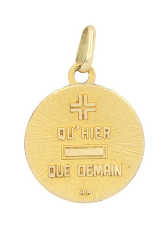 Pendentif MÉDAILLE D'AMOUR SIGNÉE AUGIS 58 Facettes 053921