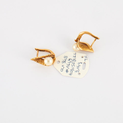 Boucles d'oreilles Boucles d'oreilles en Or jaune & perle 58 Facettes