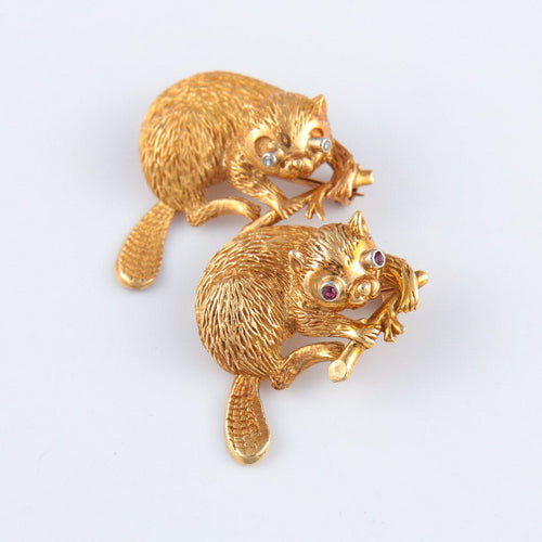 Broche Broches Castor 58 Facettes