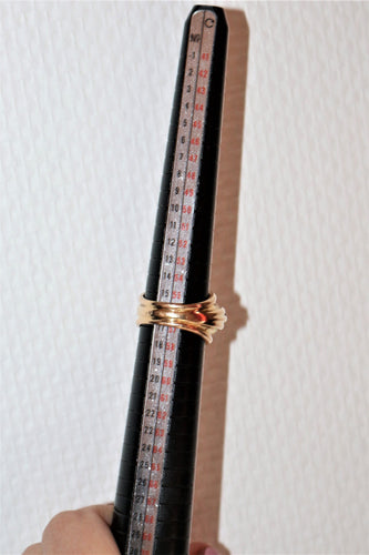 Bague Bague Rétro Trilogie de Diamants 58 Facettes 510