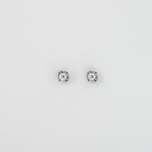 Boucles d'oreilles Boucles d'oreilles puces diamants Art Déco 58 Facettes