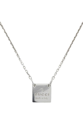 Collier COLLIER ARGENT "GUCCI" 58 Facettes 045391