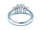 Bague Solitaire or blanc, diamants 58 Facettes