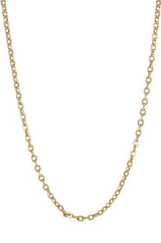 Collier CHAINE MAILLE FORÇAT PLATE 58 Facettes 049401