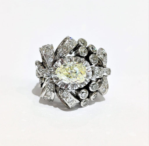 Bague 55 Bague années 50 diamants 58 Facettes 1-775/2