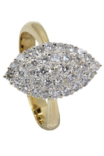 Bague BAGUE MARQUISE DIAMANTS 58 Facettes 054061