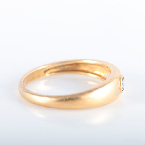 Bague 52 Bague Jonc anglais Diamant 58 Facettes JE481