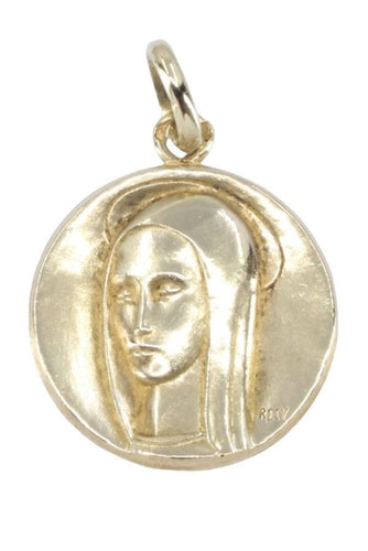 Pendentif MÉDAILLE VIERGE SIGNÉE TRECY 58 Facettes 073121
