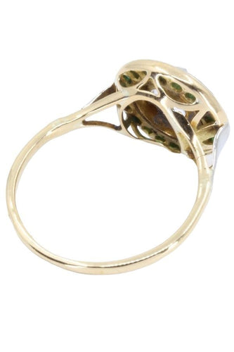 Bague BAGUE DIAMANT ANNÉES 50' 58 Facettes 057301