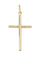Pendentif CROIX MODERNE 58 Facettes 044421