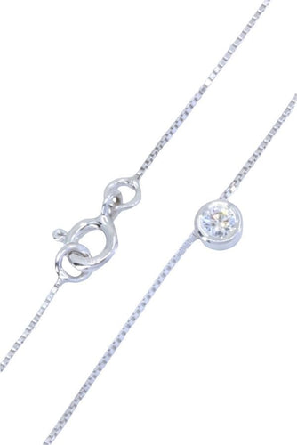 Collier COLLIER DIAMANT PRISONNIER 0.15 CARAT 58 Facettes 056451