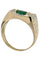 Bague BAGUE MODERNE ÉMERAUDE ET DIAMANTS 58 Facettes 050111
