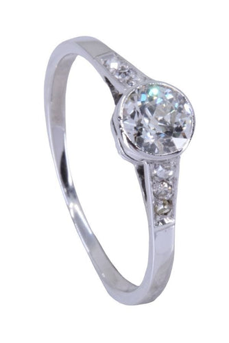 Bague BAGUE ART-DÉCO DIAMANTS 58 Facettes 073521