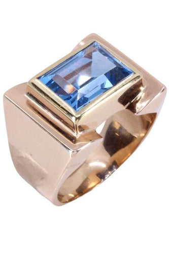 Bague BAGUE TANK TOPAZE 58 Facettes 071191