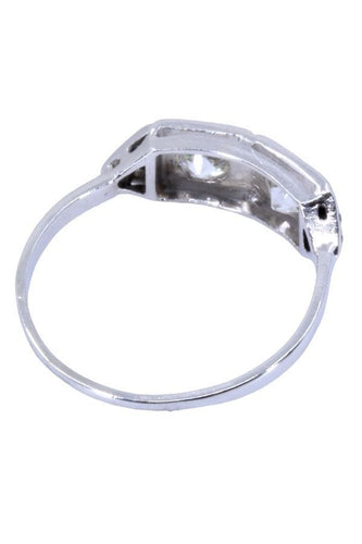 Bague BAGUE JARRETIÈRE ART-DÉCO DIAMANTS 58 Facettes 064231