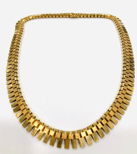 Collier Collier vintage or jaune 58 Facettes