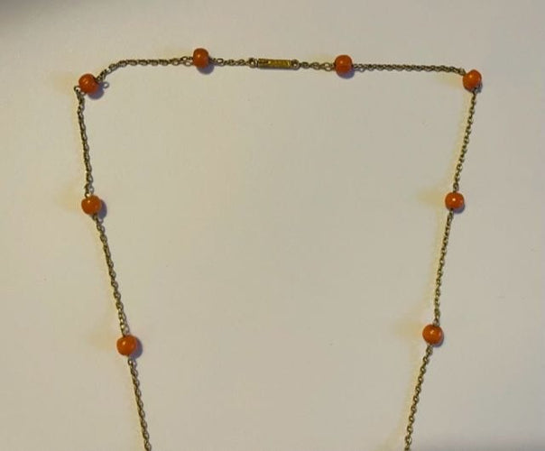 Collier Collier corail et or jaune, époque Napoléon III 58 Facettes