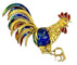 Broche Broche « Coq » or jaune et email 58 Facettes