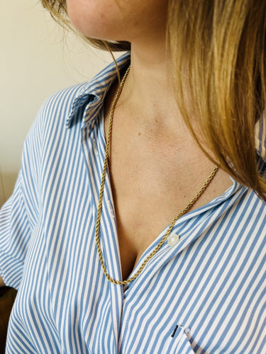 Collier Chaine Maille Corde Or 58 Facettes 20400000714