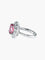 Bague 52 Bague Marguerite Saphir rose Diamants 58 Facettes