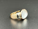 Bague 55 Bague 2 Ors Pierre de lune 58 Facettes